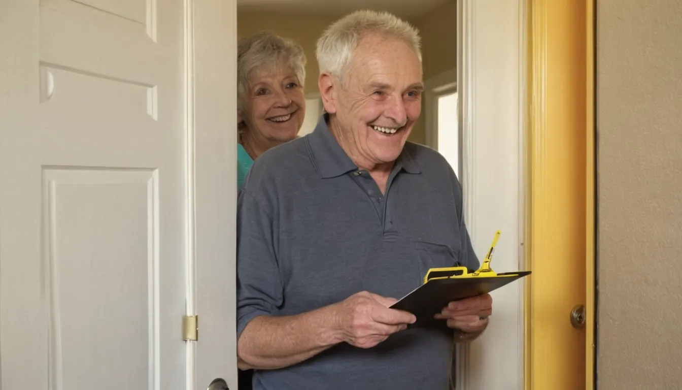 A local provider reviewing bathroom measurements with a homeowner in the Plano area